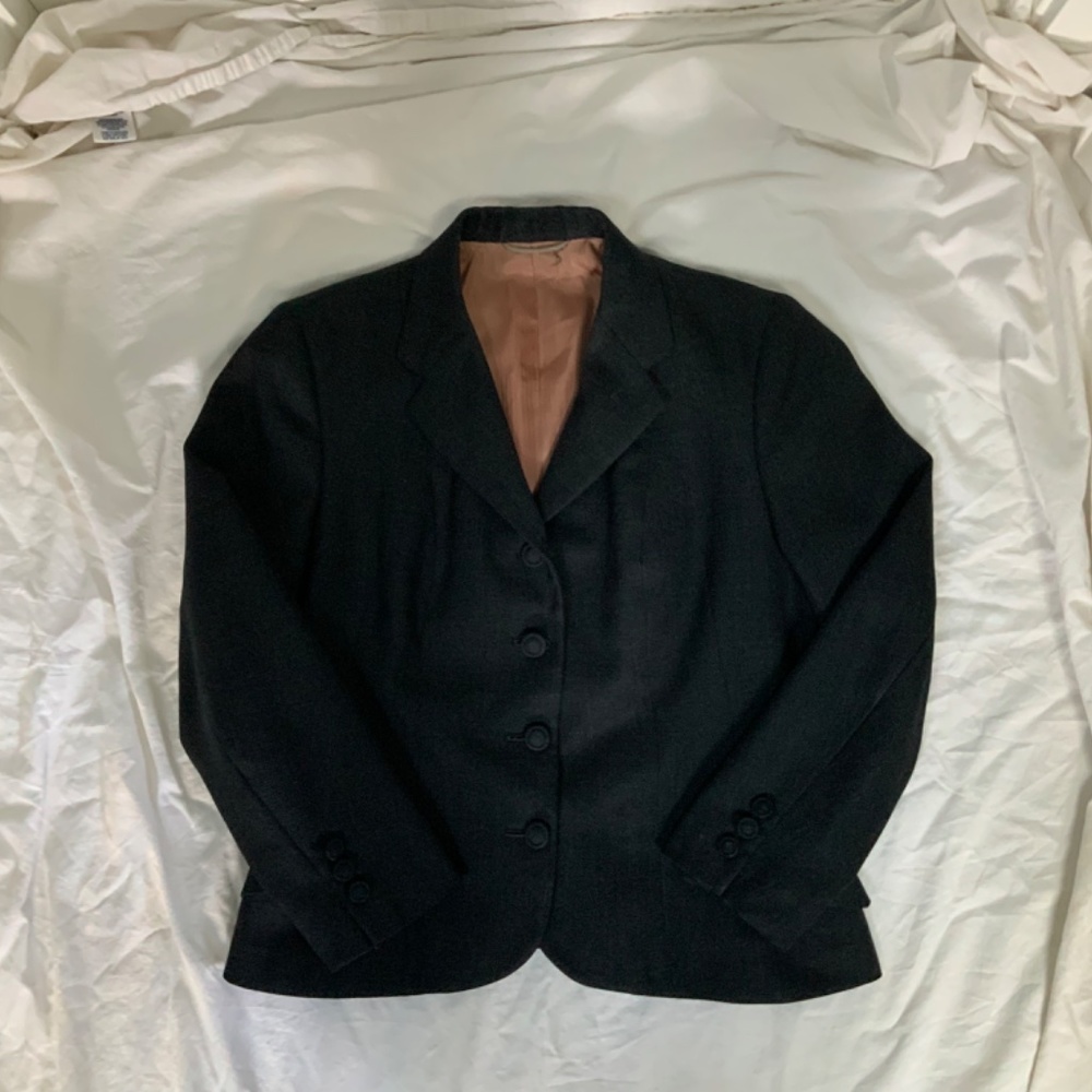 Vintage Women’s Size small Grey Wool 1940s Blazer